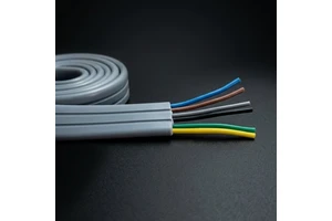 Low Smoke Zero Halogen Copper WDZ-TVVBG Lift Travelling Control Cable IP54 Rated LSZH Jacket for High-rise Fire Elevators