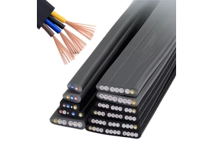 NBR Elevator Drag Chain Flexible Bending Cable YFFBG 1mm-10mm Multi-core with Steel Wire Factory Customizable