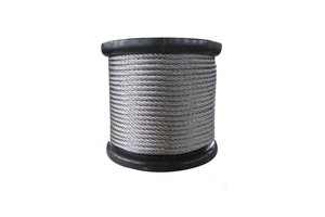 201/304/316 7x7 7x19 316 Elevator Stainless Steel Pvc Coated Cable Wire Rope Steel Wire Cable Ss Stainless Steel Wire Rope 6mm