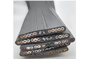 18 0.75 square Millimeters PE Insulated PVC Sheathed Copper Low Voltage 0.6/1KV Elevator Cable Flat Travel Cable Lifting Cable