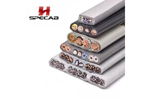 High Flexible TVVB 12*0.75mm Industrial Control Flat Elevator Lift Traveling Cable