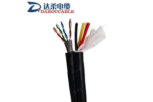 Non-Shielded Cat6 Cat5e Elevator Traveling Cable with Power Cable PVC Jacket Low Voltage From China Factory