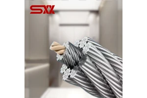 8x19S CSC Elevator Steel Wire Rope Carbon Steel-Semi-Steel Core Pre-Stretched Lift Track Hoist Cable Cord Supplier for Hotel Use