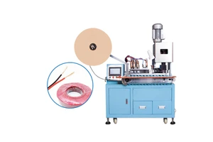 Fully Automatic Sheathed Wire Crimping Machine Power Cord Tail Wire Harness Crimping Machine