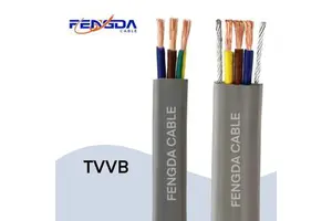 Fengda Elevator (air Conditioner) Power Cord 71(TVVB) 3*2.5mm2 Flat Travelling Cable with Steel Wire Flat Lift Cable