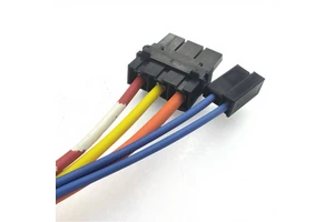 Antmade Servo Motor Molded 3-Prong Pigtail Harness Tin Plated Copper Conductor 14AWG Turn Tail Brake Backup Light Wiring PVC
