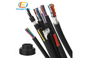 Flexible PVC Multi-core Round RVV Electrical Elevator Lift Cable with Knitting and UV-resistance Crane Cable