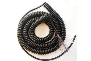 CNC Manual Pulse Generator MPG Hand Wheel Encoder 21 Cores Spring Spiral Cable