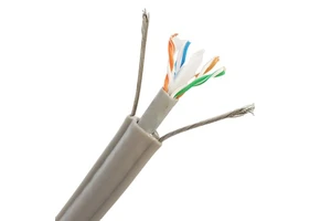 300/500V PVC Sheathed TVVBG Cat6 Cat5e Flat Accompanying Traveling Cable Elevator