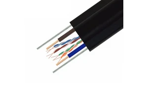 high quality utp cat6 elevator travel cable Steel Wire Rope flat lift for cctv camera
