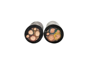 Heavy Duty Flexible Copper Power Cable 2.5-10mm Rubber Jacketed IP67 Rated Low Voltage for Construction/Elevator/Industrial