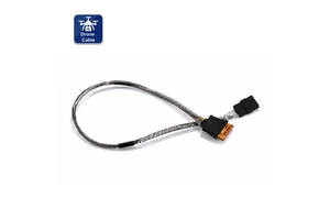 Medical Imaging Custom Wire Harness 46AWG Tinned Copper PVC Jacket Coaxial Cable for Drone Camera ICape Manufacturer