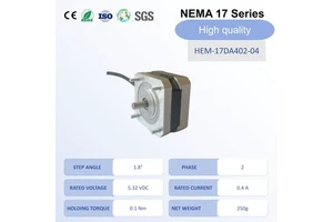Customizable 2-Phase NEMA 17 5.32V DC 0.4A 0.1Nm 1.8 Hybrid Stepper Motor 12-Month Warranty for CNC Machine 3D Printer