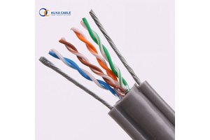 Flat Shielded Elevator Cable Travelling Cat6 for Cctv Camera