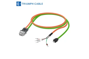 S200 6FX3802-7CD01 Dual Cable Power and Encoder Servo Cable With Connector Control Wire Communication Cable Suitable for Siemens