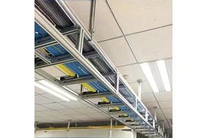 Strong and Weak Elevator Type Indoor Cable Management Tray Rack Aluminum Alloy Climbing Ladder Wire Rack Durable Cable Trays
