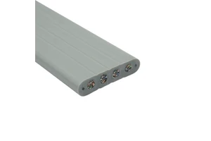 TVVBG elevator accompanying network cable TVVBG CAT6 STP with steel wire rope elevator accompanying monitoring flat cable