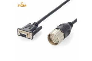 Automation M23 to D-Sub 9 Pin DB9 Servo Motor Encoder Cable 3m Compatible Baumer S2BG12/K4BG9 11068195 11068196 11068198