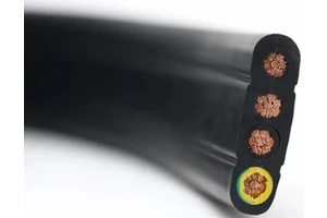 H03rn-f H05rn-f H07rn-f 3x1.5 3x2.5 3x3.5mm2 Hepr Flexible Oxygen Free Copper Submersible Pump Cable Elevator Flat Cable
