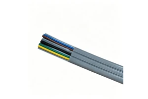 TVVBG PVC Steel Wire Reinforced Flat Elevator Travelling Cable Class5 Flexible Copper High Tensile Lift Suspension Control