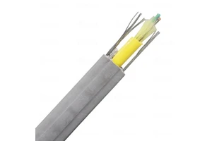 Elevator Travelling Cable 1 2 4 Fiber Optical Cable With Two CCTV Steel Wire