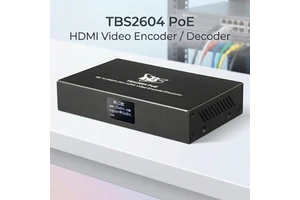 For to IP Encoder 4K H.265/H.264 with PoE & NDI|HX Support Live Streaming RTMP SRT TBS2604 Metal 2-Year Warranty