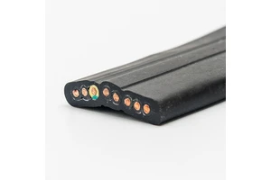 300/500V Hoist Crane Cable Crane Elevator Lift Spare Parts Shielded Flat Cable Multi Core Elevator Traveling Cable
