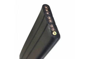 Solid Copper Core TVVB Flat Cable Elevator Electric Door Soft Rubber Insulation Overhead