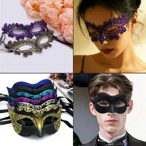 Vintage Masquerade Masks Venetian Party Decoration Mask Costume Mask for Carnivals Halloween Masquerades Party
