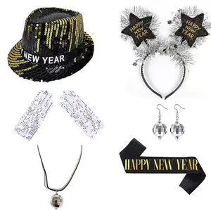 PESENAR New Year Costumes & Decorations-Polyester Unisex Adult for Cosplay Photography & Multi-Scenario Use