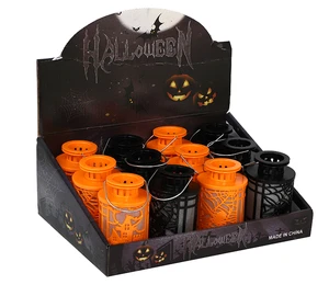 Children Halloween Bat Spider Pattern Handheld Halloween Night Light Decoration Toys for Kids
