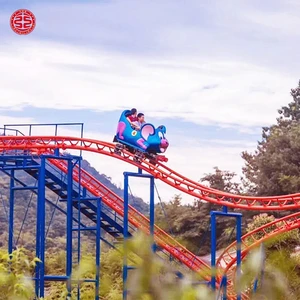 Carnival Funfair Ride Thrilling Family Ride Crazy Wild Mouse Spinning Roller Coaster For Sale