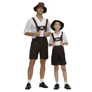 Oktoberfest Costume Man Bavarian Octoberfest German Festival Beer Cosplay Adult Male Halloween Party Costumes Set