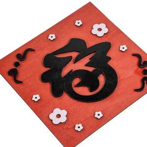 Factory Direct Sale Chinese Traditional Lunar New Year Festival Decorative Gift Custom Pattern Wooden Crafts