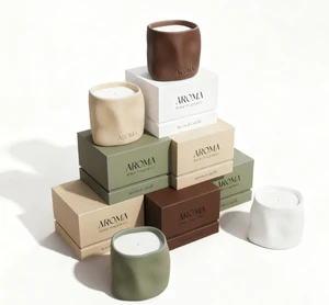 Wholesale Bestselling Soy Wax Scented Candles Custom Brand Gift Box Set Various Colors