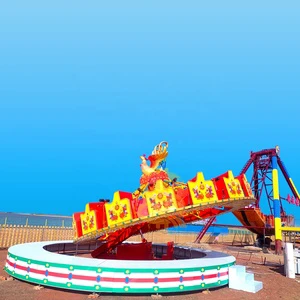 China Supplier Carnival Adults Fire Phoenix Crazy Disco Turntable Rides for Sale