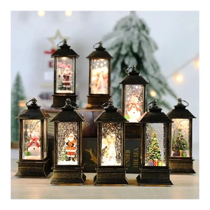 Vintage Lantern Lights Holiday Table Center Ornaments Christmas Decoration Supplies Products for Christmas Decoration Supplies
