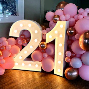 LED Marquee Letters 4ft Led Light Up Letter Number 21 Marquee Letters Sign For Birthday Party Decorations