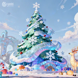 Premium Customizable Christmas Tree Lanterns for Christmas and New Year Celebrations