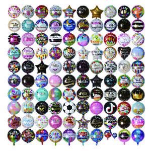 Wholesale 18 Inch Spanish Happy Birthday Printing Foil Balloon Feliz Cumpleanos Balloons For Birthday Party Decoration Globos