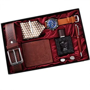 Business Gift Set for Father's Day Thanksgiving Valentine's Day Mother's Day New Year Christmas 2026-Watch Belt Signature Pen