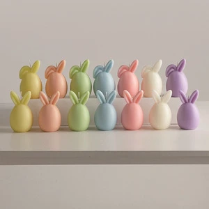 Factory Direct Easter Bunny Shape Soy Wax Candle Handmade Modern Style Egg Scented Holiday Decoration for Gift & Party