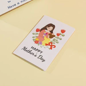New Arrival Fashion Design Lovely Blessing Mothers Day Greeting Cards Premium Gift Cards for Mothers Day Wishes