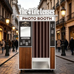 Digital Instant Print Photo Booth Machine with Optional SLR/iPad Compatible Camera Payment Korean Photobooth