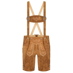 Bavarian Garments New Arrival Men Hot Traditional Octoberfest Bavarian Lederhosen Shorts Custom Unique Lederhosen Shorts