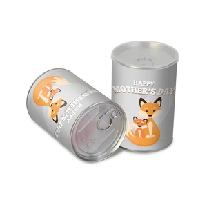 Mothers Day Cartoon Fox Baby and Mom Sweet Gift Box Kids Return Gifts for Mother