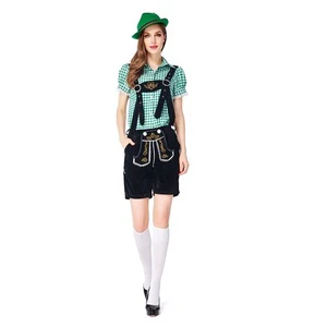 Oktoberfest Costume for Women Bavarian German Beer Festivals Waitress Maid Outfit Cosplay Carnival Halloween Fancy Party Dress