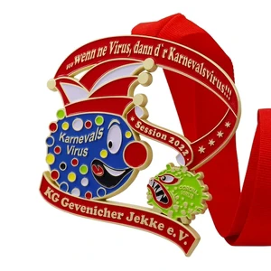 Wholesale 3D Enamel Metal Medal Personalized Colorful German Festival Munich Oktoberfest Trophy Medal Plaque