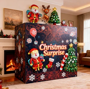 Unbox Christmas Magic Basic Mystery Boxes Featuring Christmas Trees Snowflakes 1-2 Electronics/Accessories Decorations