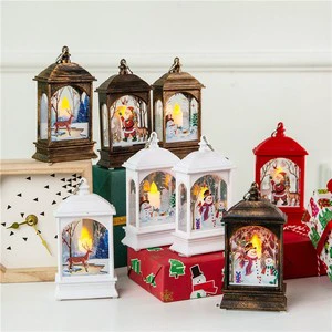 New Christmas decorations: Glowing old man, snowman, reindeer figurehead, light, products